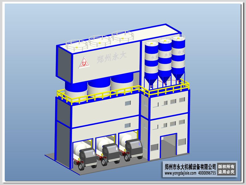 年產20萬噸干粉砂漿攪拌站